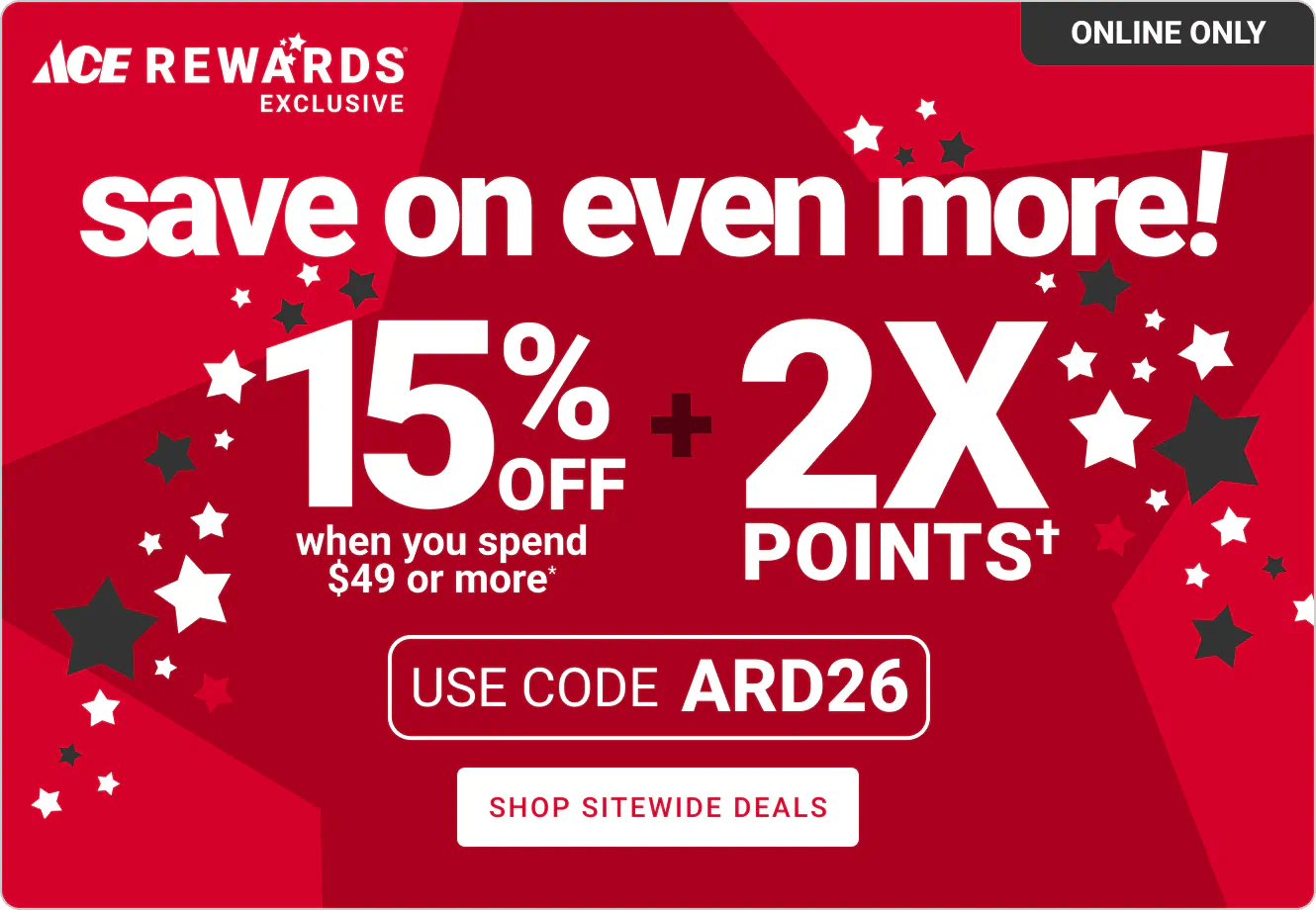 Save on even more! 15% off when you spend $49 or more + 2x points