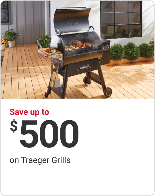 Save up to $500 on Traeger Grills