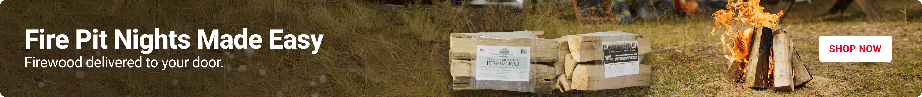 Fire Pit Nights Made Easy - Firewood delivered to your door.