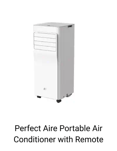 Perfect Aire Portable Air Conditioner with Remote