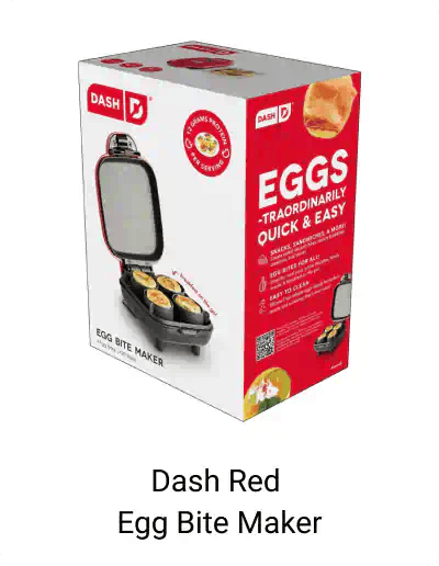 Dash Red Egg Bite Maker