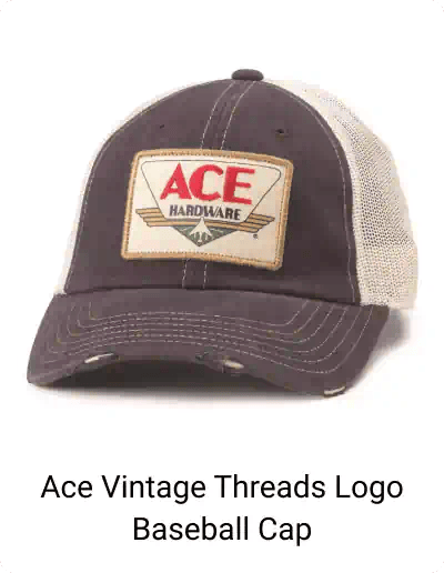 Ace Vintage Threads Logo Baseball Cap