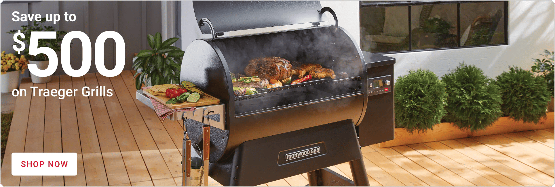 Save up to $500 on Traeger Grills