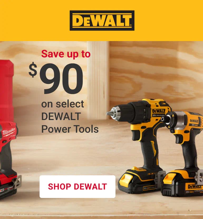 Save up to $100 on select Milwaukee Power Tools