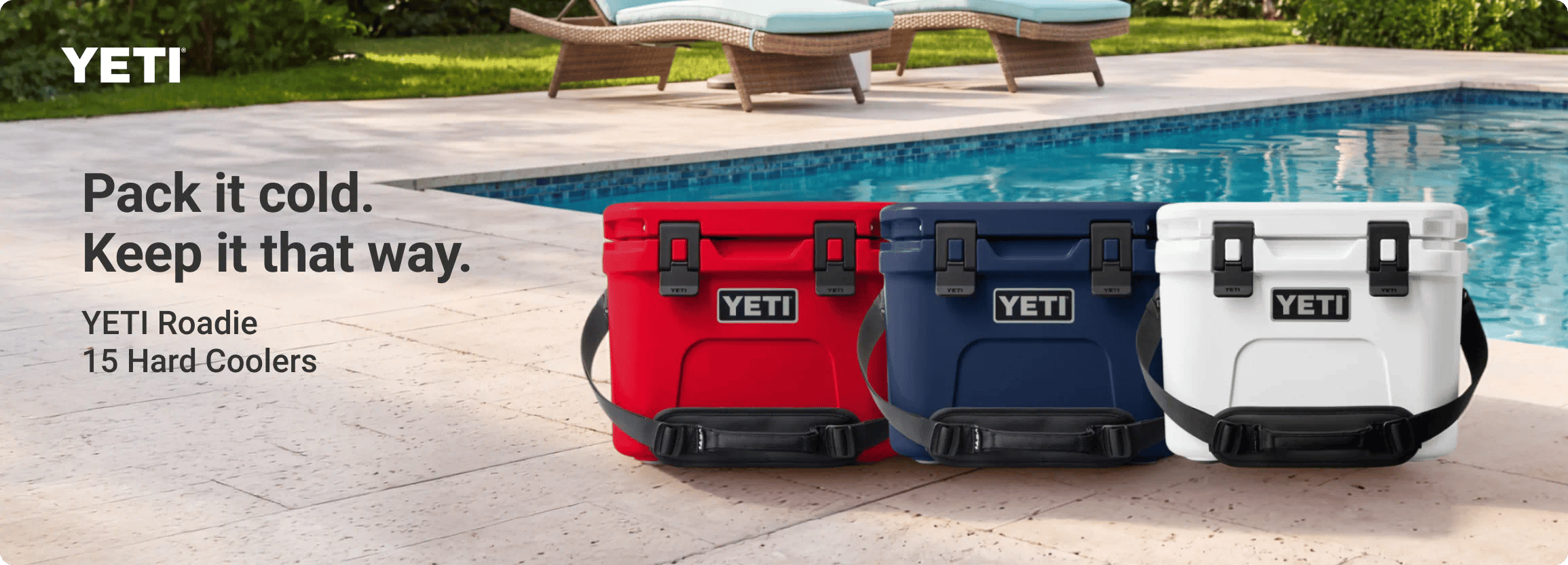 YETI Pack it cold. Keep it that way. YETI Roadie 15 Hard Coolers