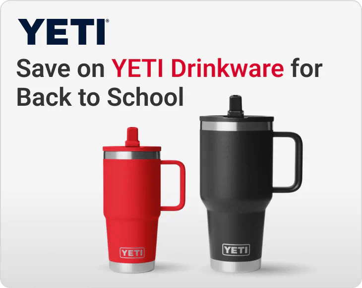 Save on YETI Drinkware for Back to School
