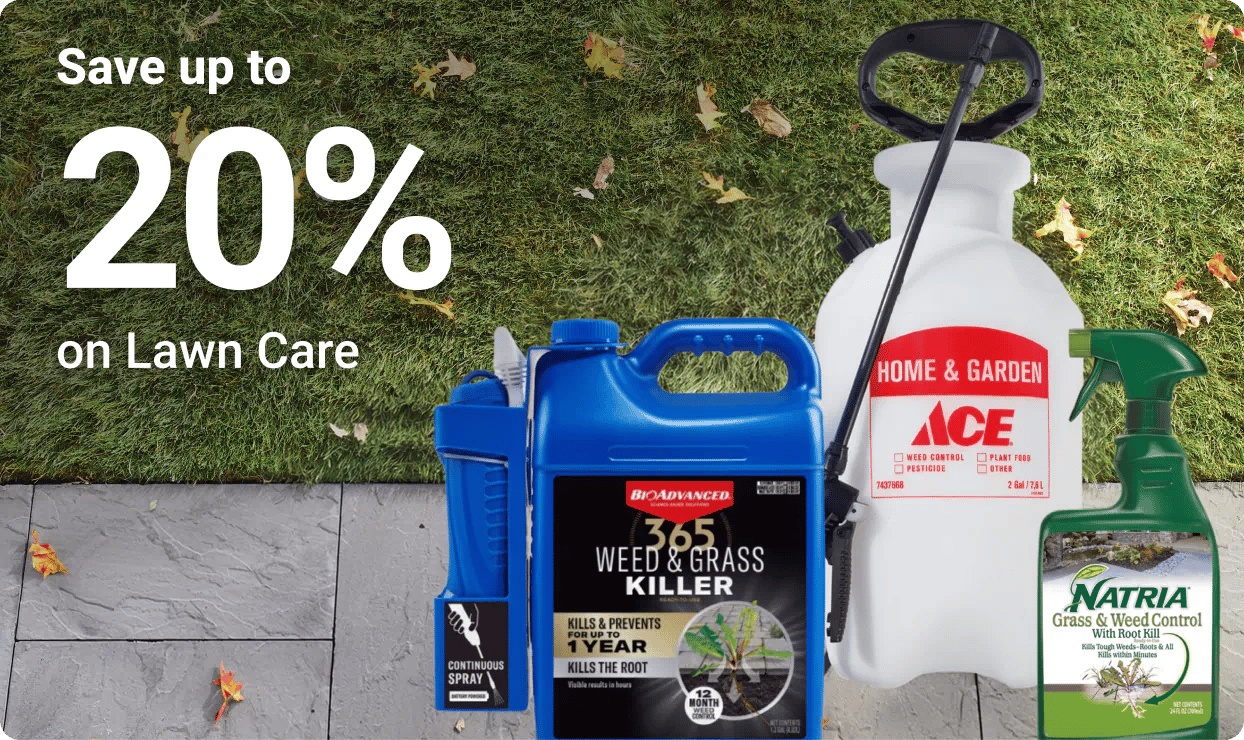 Save up to 20% on Lawn Care
