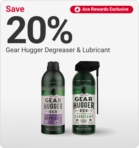 Ace Rewards Members Save 20% Gear Hugger Degreaser & Lubricant