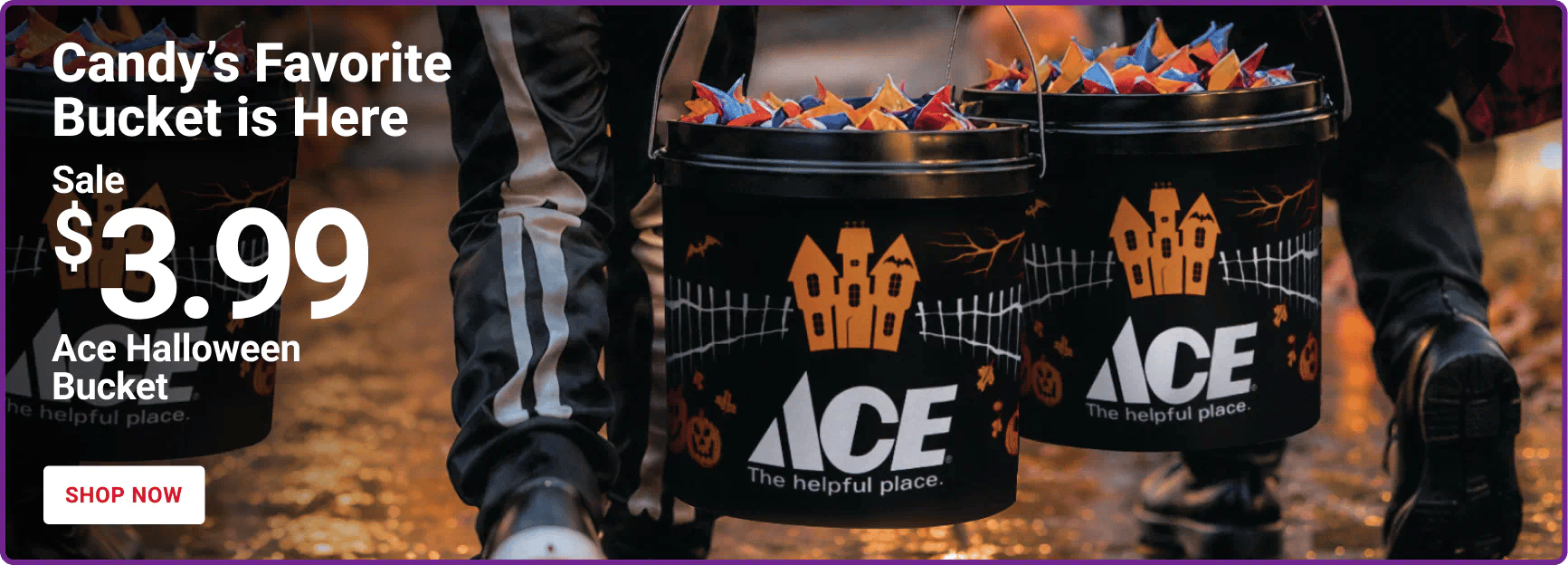 Candy's Favorite Bucket is Here - Sale $3.99 Ace Halloween Bucket