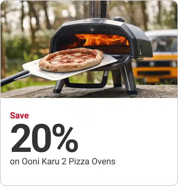 Save 20% on Ooni Karu 2 Pizza Ovens