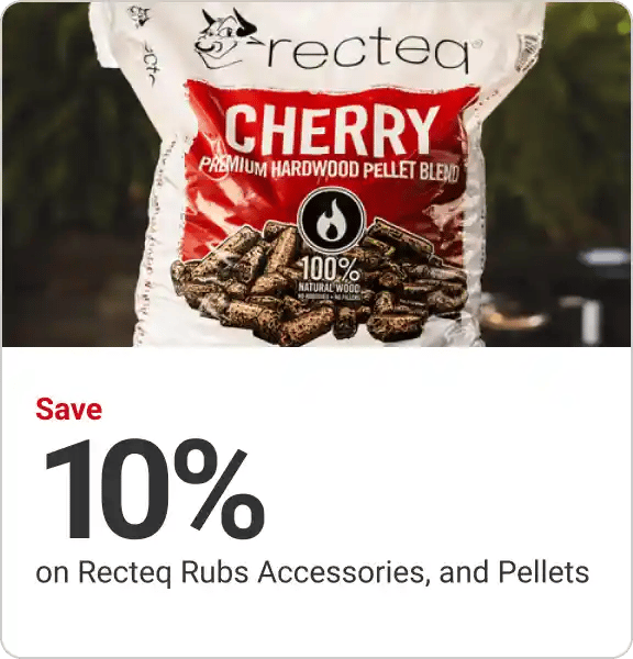 Save 10% on Recteq Rubs Accessories, and Pellets