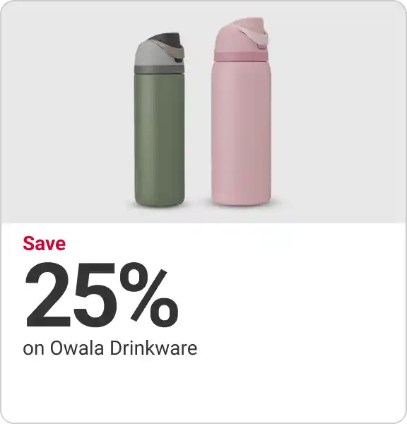 Online Deal! Save 25% on Owala Drinkware