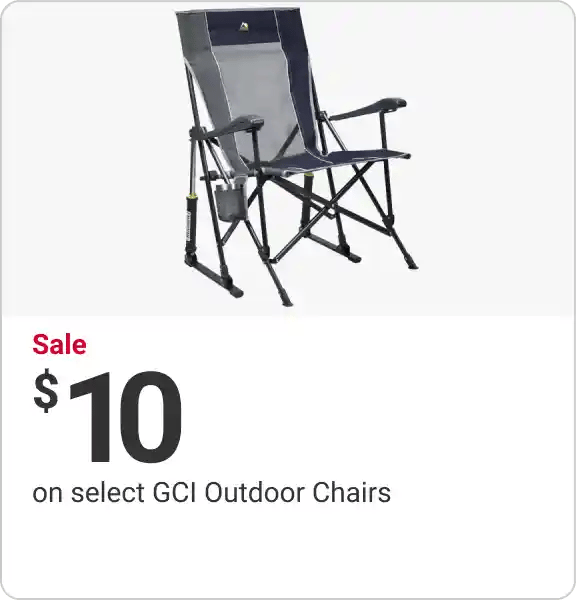 Sale $10 on select GCI Outdoor Chairs