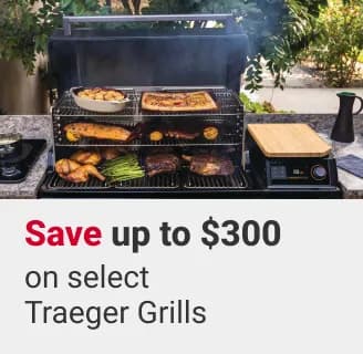 Save up to $300 on select Traeger Grills