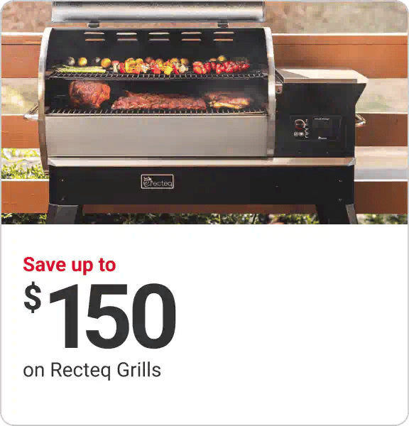 Save up to $150 on Recteq Grills