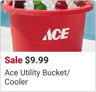 Utility Bucket / Cooler On Sale for $9.99
