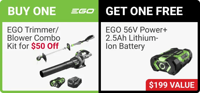 BOGA - Buy EGO Trimmer/Blower Combo Kit for $50 Off, Get Battery FREE ($199 Value)