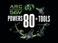 EGO Power+ LB5302 110 mph 530 CFM 56 V Battery Handheld Leaf Blower Kit (Battery & Charger) W/ 2.5 AH BATTERY