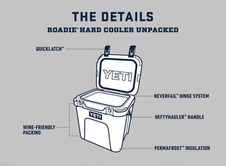 YETI ROADIE 24 HARD COOLER - Benson Lumber & Hardware