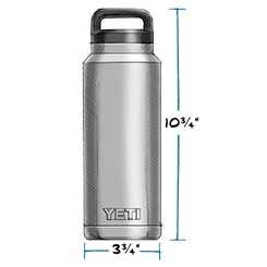 YETI Rambler 26oz Water Bottle with Chug Cap - Rescue Red (Limited Edition)