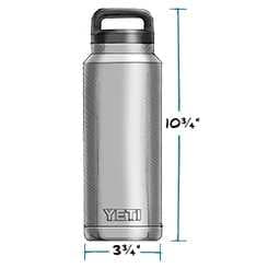 Yeti Rambler 36oz Bottle-CHUG CAP-Offshore Blue-Black-Navy-Harvest Red-ETC