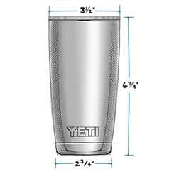 Simply Crepes Limited Edition Yeti Rambler 20oz Tumbler — Simply