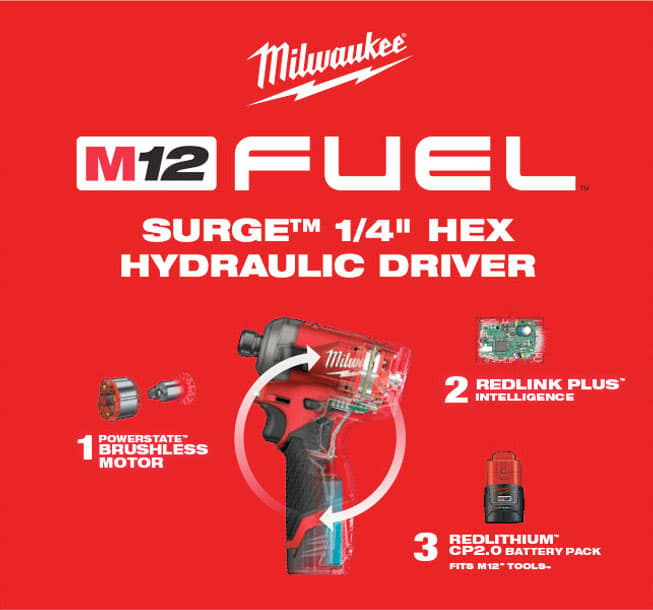 Milwaukee discount surge kit