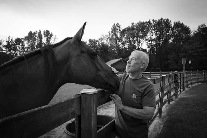 Joe with horse