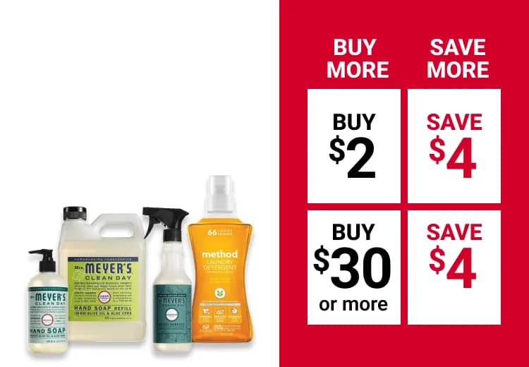 Buy More and Save on All Mrs. Meyer's® and Method® Products