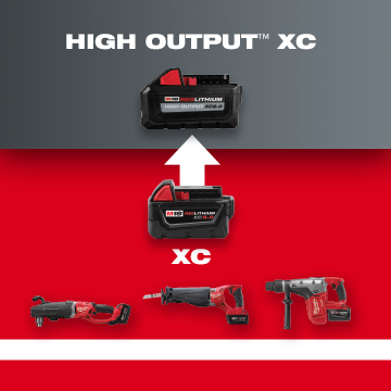 M18 XC and HIGH OUTPUT XC Batteries