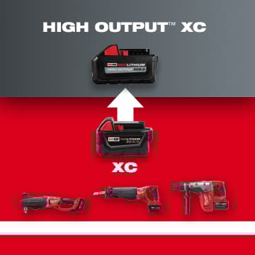 M18 XC and HIGH OUTPUT XC Batteries