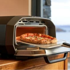 Pizza sitting in Ooni volt oven