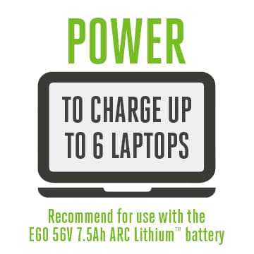 EGO Power To Charge Laptops