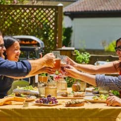 People sitting around the table