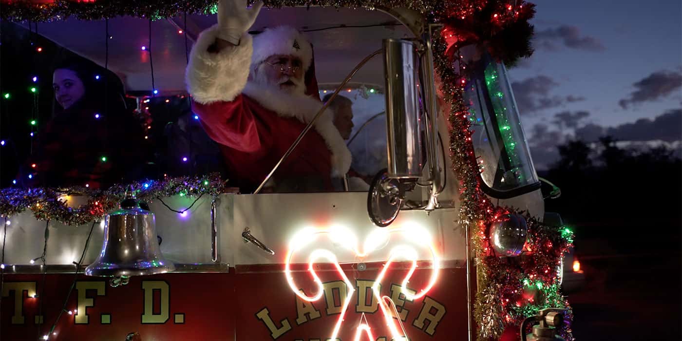 The Christmas Fire Truck