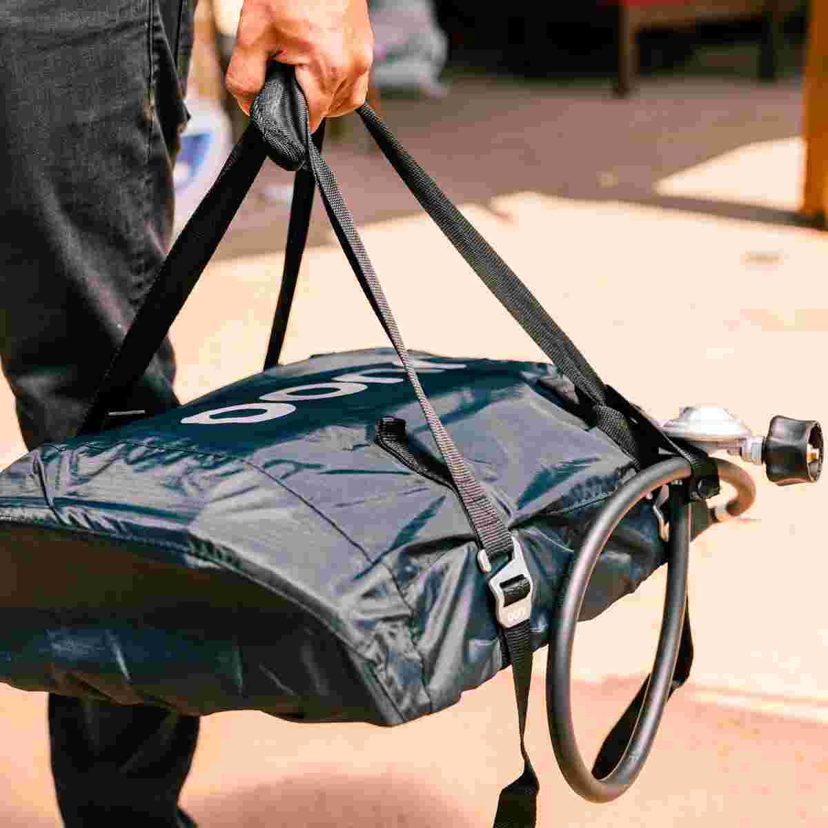 Carrying Ooni Koda 12 in travel portable bag