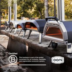 Ooni Pizza ovens lined up