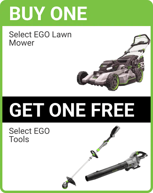 Buy One Select EGO Lawn Mower, Get One Free Select EGO Tools