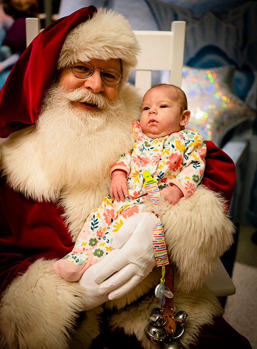 Santa with Baby