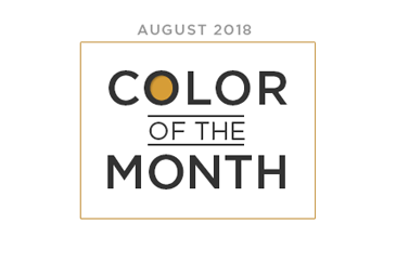 Color of the Month August 2018
