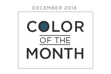 Color of the Month December 2018