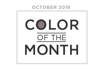 Color of the Month October 2018