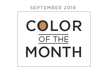 Color of the Month September 2018