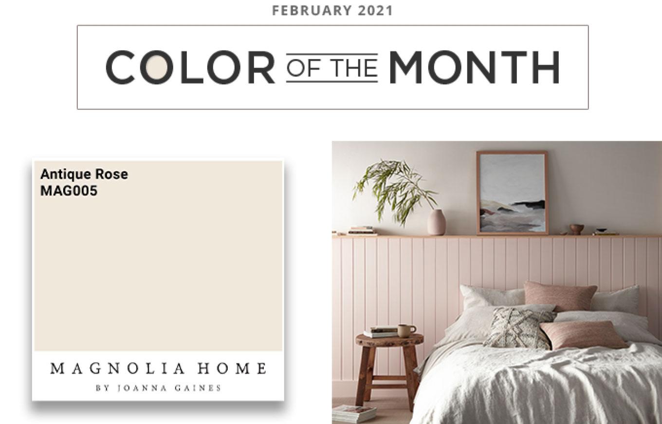 Color of the Month - february 2021 - antique rose
