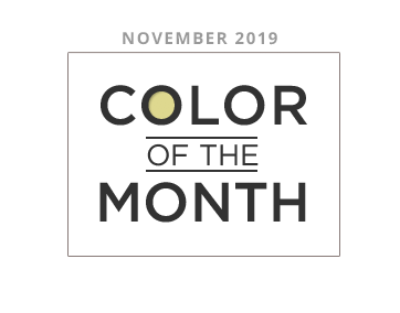 Color of the Month November 2019