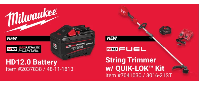 Milwaukee HD12.0 Battery and String Trimmer w/ QUIK-LOK™ Kit