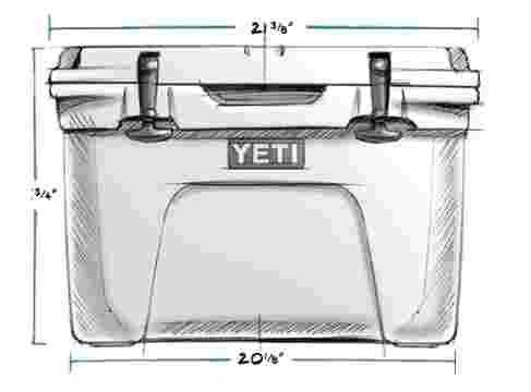 Yeti Tundra 65, 42-Can Cooler, Tan - Henery Hardware