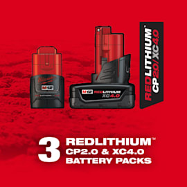 M12 REDLITHIUM Battery Packs