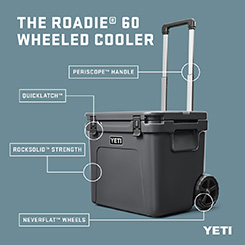 Yeti - Roadie 60 Wheeled Cooler Camp Green