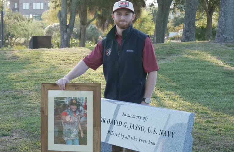 Cdr David G. Jasso Memorial Bench